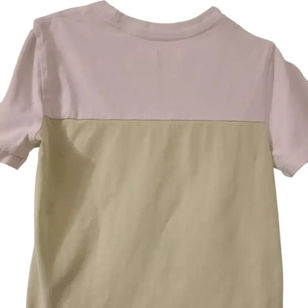 GAP Kids Tokyo Graphic Colorblock T-Shirt Size 5T White Green Short Sleeve